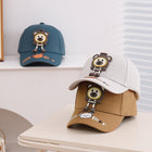 Children Baseball Cap with Cute Panda Cartoon Flagged