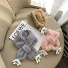 Cute Bear Palm Children's High Quality Soft Winter Muffler