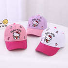 Korean Style Embroidered Cute Hello Kitty Cap for Girls