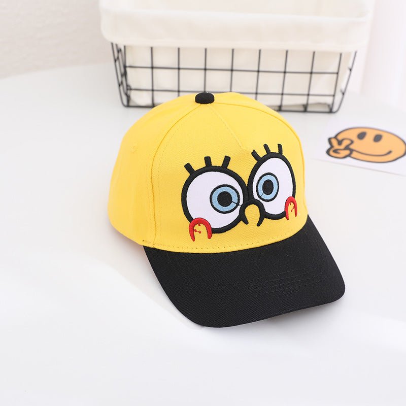 Cartoon Sponge Bob Outdoor Baseball Cap for Kids