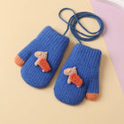 Cute Design Mittens Style Knitted Warm Hand Gloves for Children