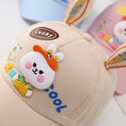 Cute Bunny Ear with Cute Cartoon Baseball Cap for Children