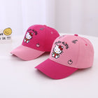 Korean Style Embroidered Cute Hello Kitty Cap for Girls