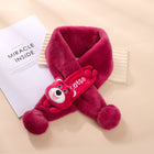 Warm and Soft Plush Children's Muffler with Cute Cartoon