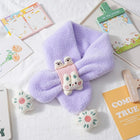 Children's Rabbit Plush Thick and Warm Winter  Muffler