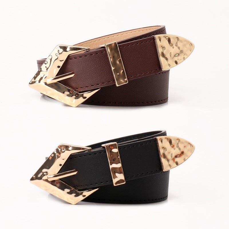 Simple and Cool Alloy Buckle Belt for ladies Jeans Decorated Trouser Belts