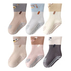 Children's Terry Warm Non-Slippery Cute Cartoon Printed Floor Socks