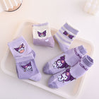 5 Pieces Set Korean Style Soft and Comfortable Cotton Socks for Kids