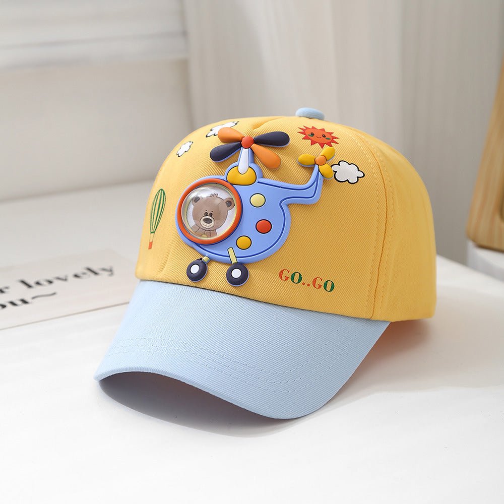 Cute Helicopter Designed Cap for Adorable Kids