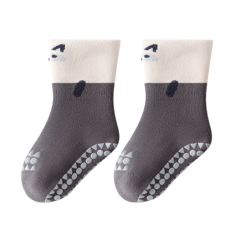 Children's Terry Warm Non-Slippery Cute Cartoon Printed Floor Socks