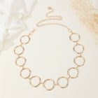 High Grade Metal Ring Waist Chain Belt For Women