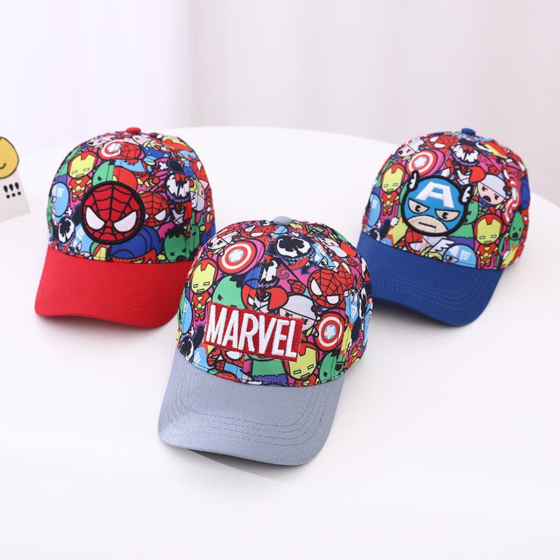 Marvel Series Embroidered Cartoons Comfortable Baseball Cap for Kids