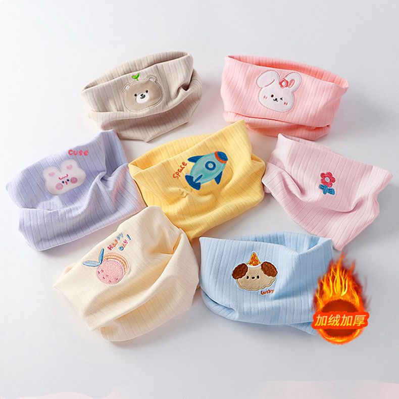 Embroidered Anti Bacterial Children's Cotton Neck Cover