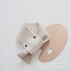 Korean Version of Children's Button Cross Knitted Winter Muffler