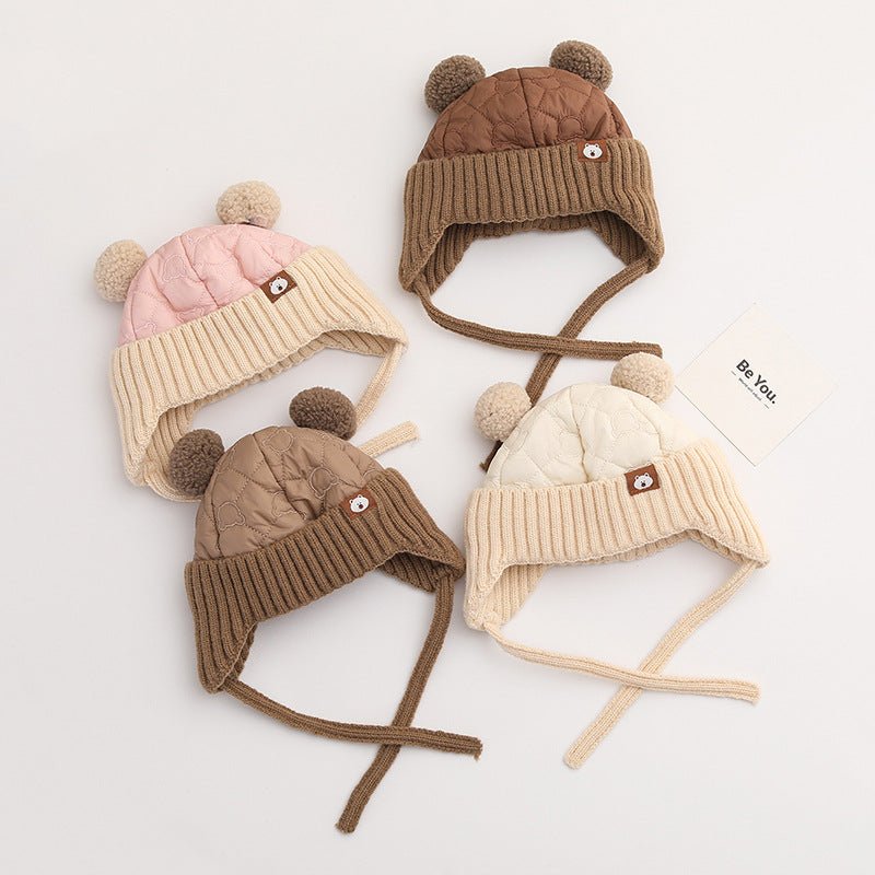 Children's Winter Thick Windproof Plush Cap