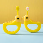 Yellow Chicken Shaped Soft Bristle Baby Toothbrush