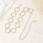 High Grade Metal Ring Waist Chain Belt For Women