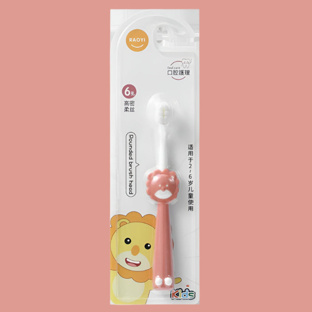 Lion Faced High Quality Cute Children's Soft Toothbrush