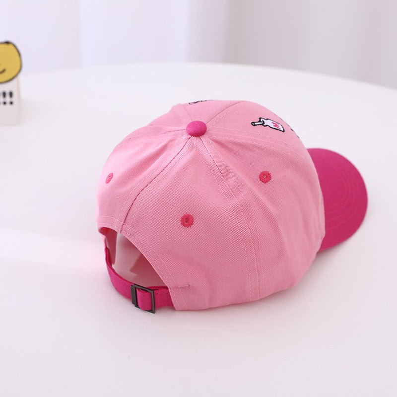 Korean Style Embroidered Cute Hello Kitty Cap for Girls