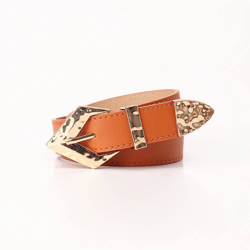 Simple and Cool Alloy Buckle Belt for ladies Jeans Decorated Trouser Belts