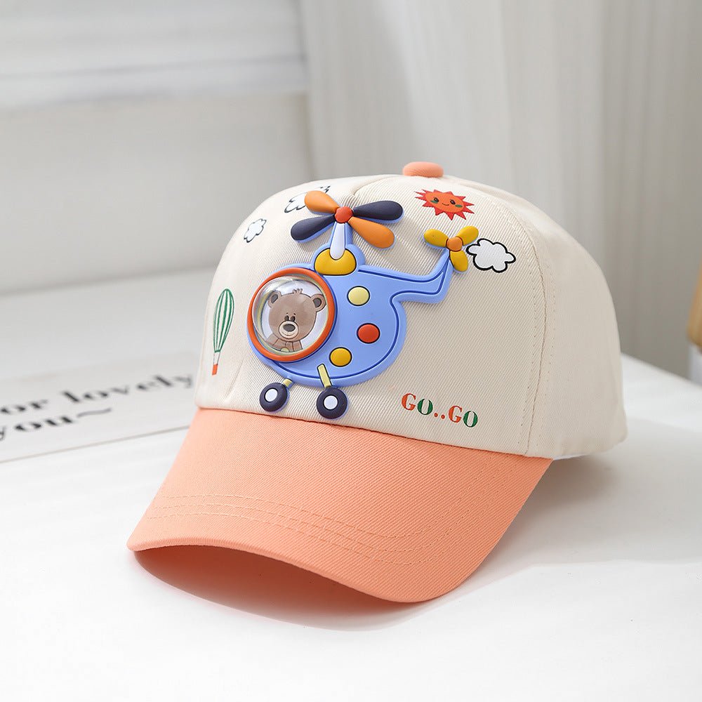 Cute Helicopter Designed Cap for Adorable Kids