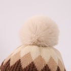 Children's Thick Furball Style Windproof Ear Protection knitted Cap