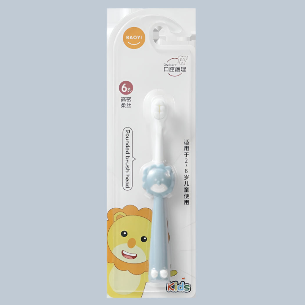 Lion Faced High Quality Cute Children's Soft Toothbrush