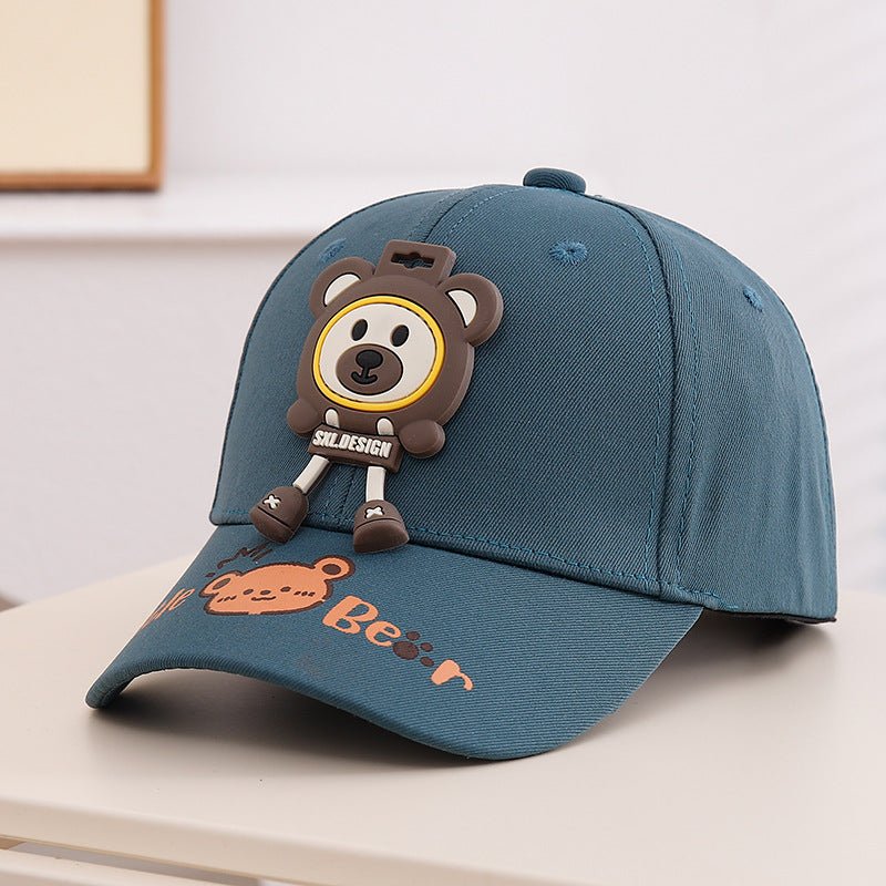 Children Baseball Cap with Cute Panda Cartoon Flagged