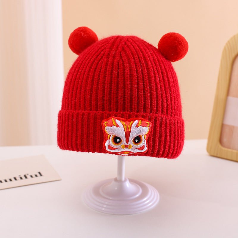 High Quality Knitted Pullover Winter  Baby Cap