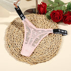 American Style Seamless Comfortable Mesh Women's Thong Panties