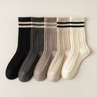 Women's winter thickened casual striped wool socks towel socks