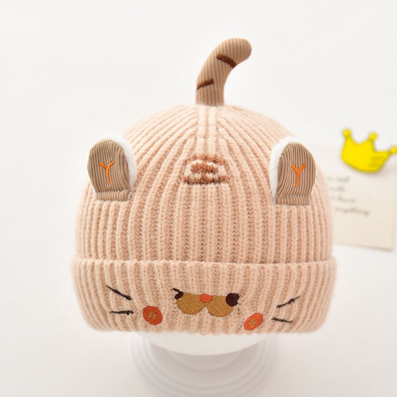 Newborn And Infant Cute Knitted Winter Cap