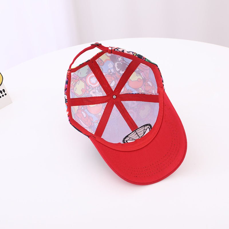 Marvel Series Embroidered Cartoons Comfortable Baseball Cap for Kids