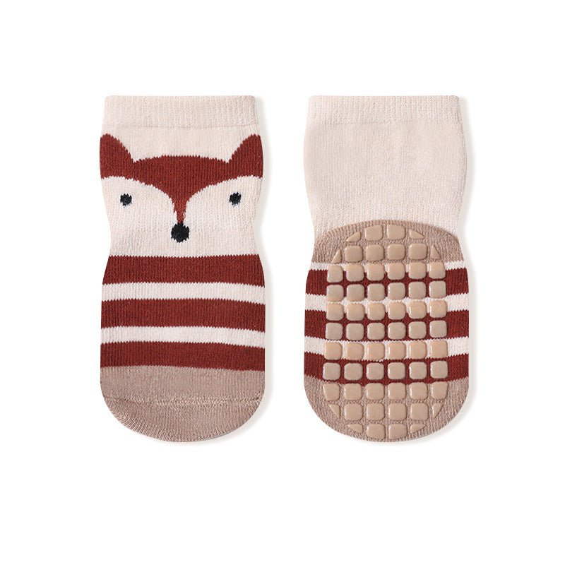 Non-Slippery Cotton and Comfy Floor Socks for Newborn and Toddlers