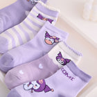 5 Pieces Set Korean Style Soft and Comfortable Cotton Socks for Kids