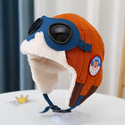 Cute Adventure Pilot Style Velvet Inside Warm Ear Protection Cap