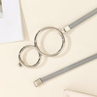 Korean Style Adjustable Metal Spring Belt for Female