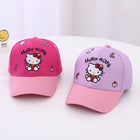 Korean Style Embroidered Cute Hello Kitty Cap for Girls