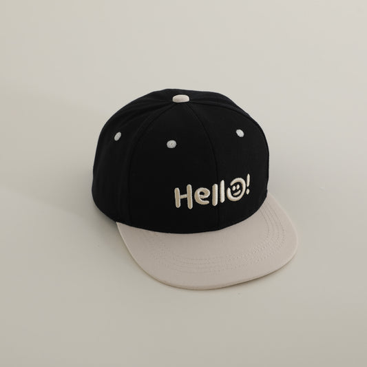 Hip Hop Style Solid Colour Blocked Brimmed Summer Hat for Kids