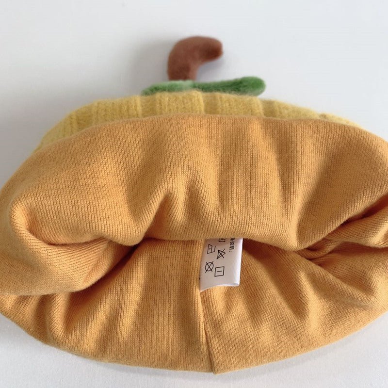 Children's Woolen Pumpkin Shape Knitted 1-5 Years Baby Cap