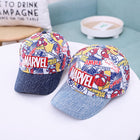 Embroidered Marvel Universe Flagged Super Hero Caps for Kids