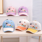 Cute Cartoon Bunny Carrot Baseball Cap For Kids