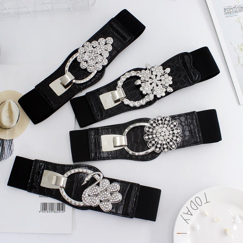 Charm and Blooming Decorative Wide Belt for Women