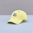 Four Season Style Comfortable Solid Colour Kids Baseball Cap with Letter Embroidery