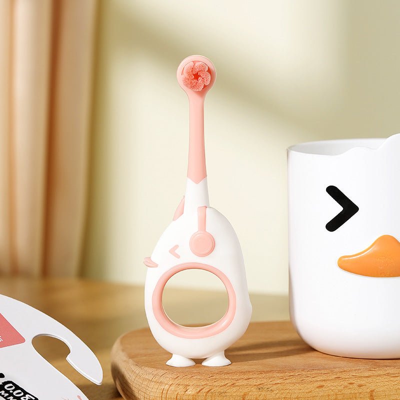 Soften Circular Head Unique Design Toothbrush for Kids