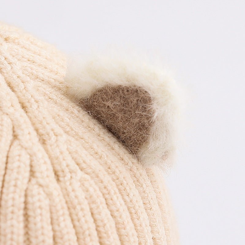 Children's Cute Kitten Winter Knitted Warm Cap