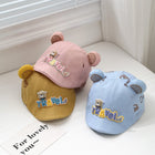 Korean Version Short Brimmed Cute Cartoon Bear Cap For Children