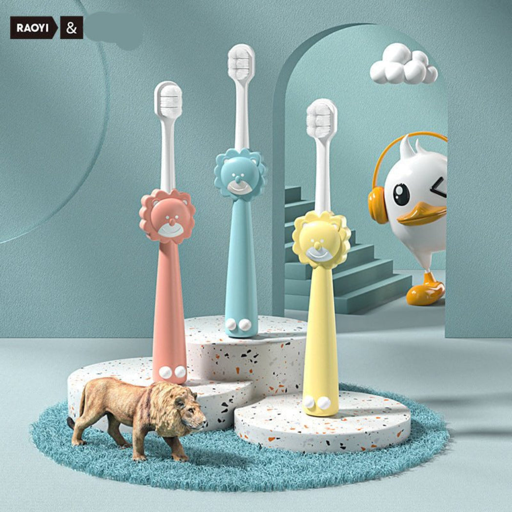 Lion Faced High Quality Cute Children's Soft Toothbrush