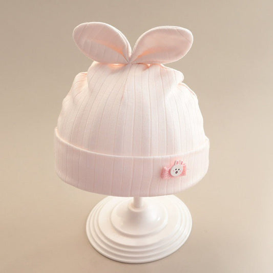 Newborn Cute  Rabbit Double Layered Cap For Winter