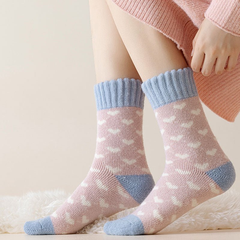 Thickened terry non-freezing, breathable winter socks